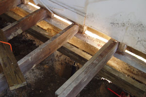 Floor joist foundation repair richmond va
